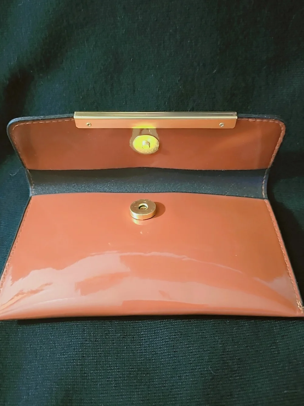 Brown Structured Satchel Bag with Matching Wallet